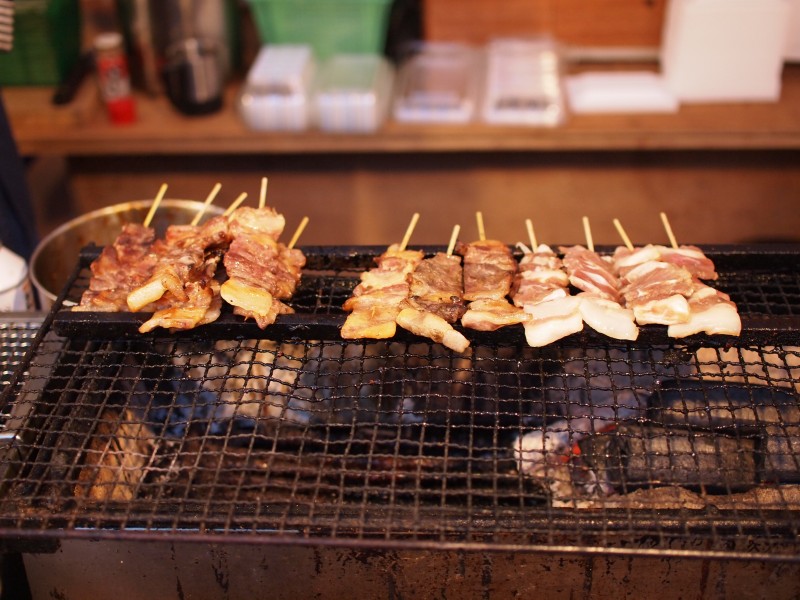 いのしし串焼き