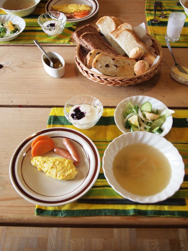 トシカの宿：朝ご飯